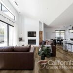 Stunning contemporary open plan spacious living and dining room